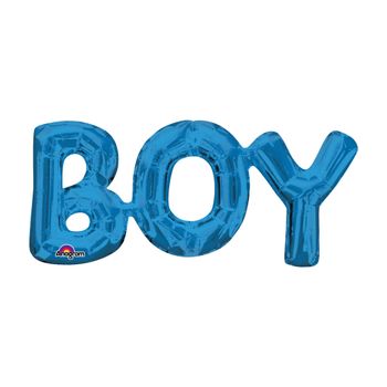 Globo Metálico Azul Rey Boy de 20 pulgadas