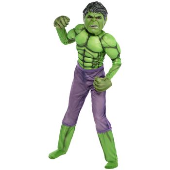 Disfraz de Hulk Musculoso Deluxe para Niño