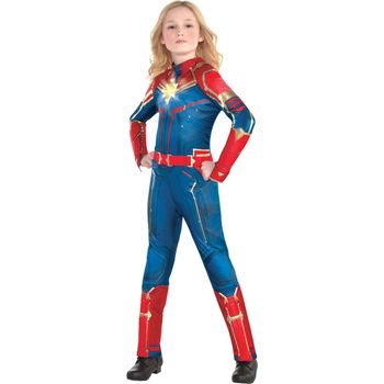 Disfraz de Capitana Marvel para Niña