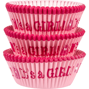 Capacillos para Cupcakes Baby Shower It's a Girl, 75 piezas