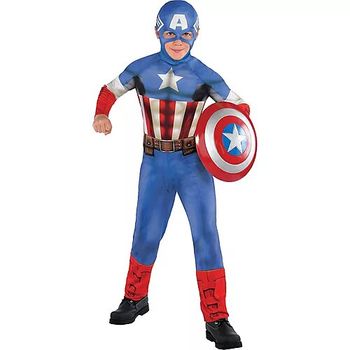 Disfraz de Capitán América Clásico para Niño