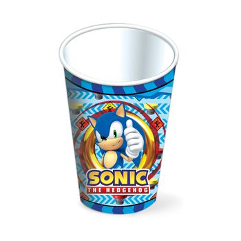 Vasos para Fiesta Sonic, 6 piezas