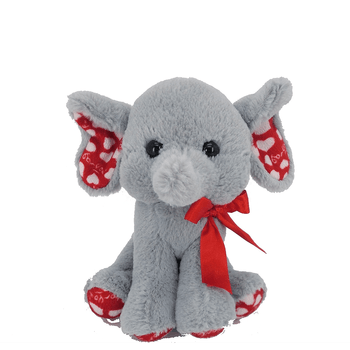 Elefante de peluche del día de San Valentín, 8"