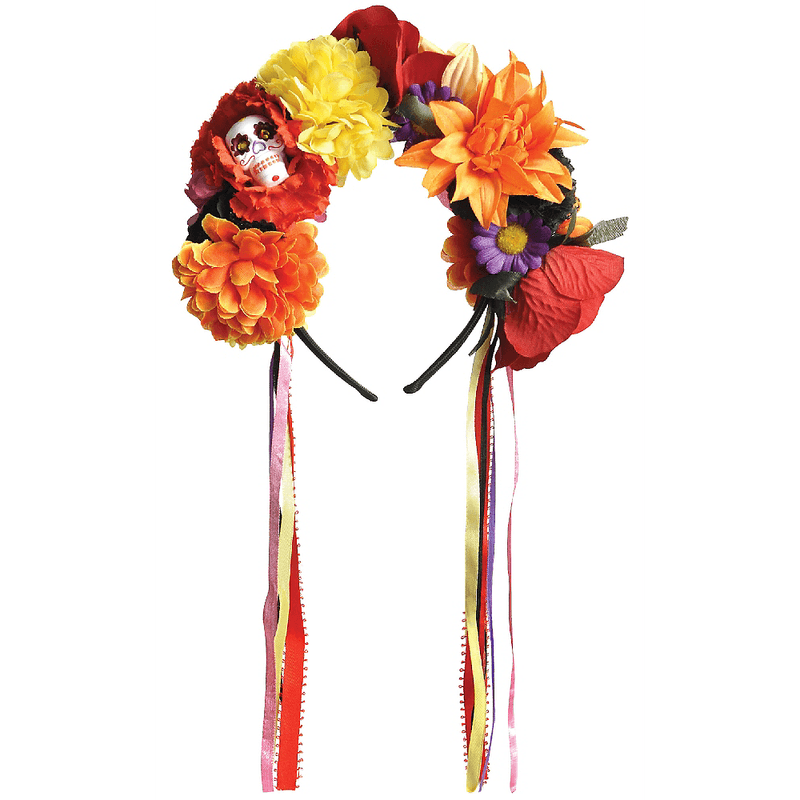 Diadema de Flores Día de Muertos | Disfraces | PartyCity