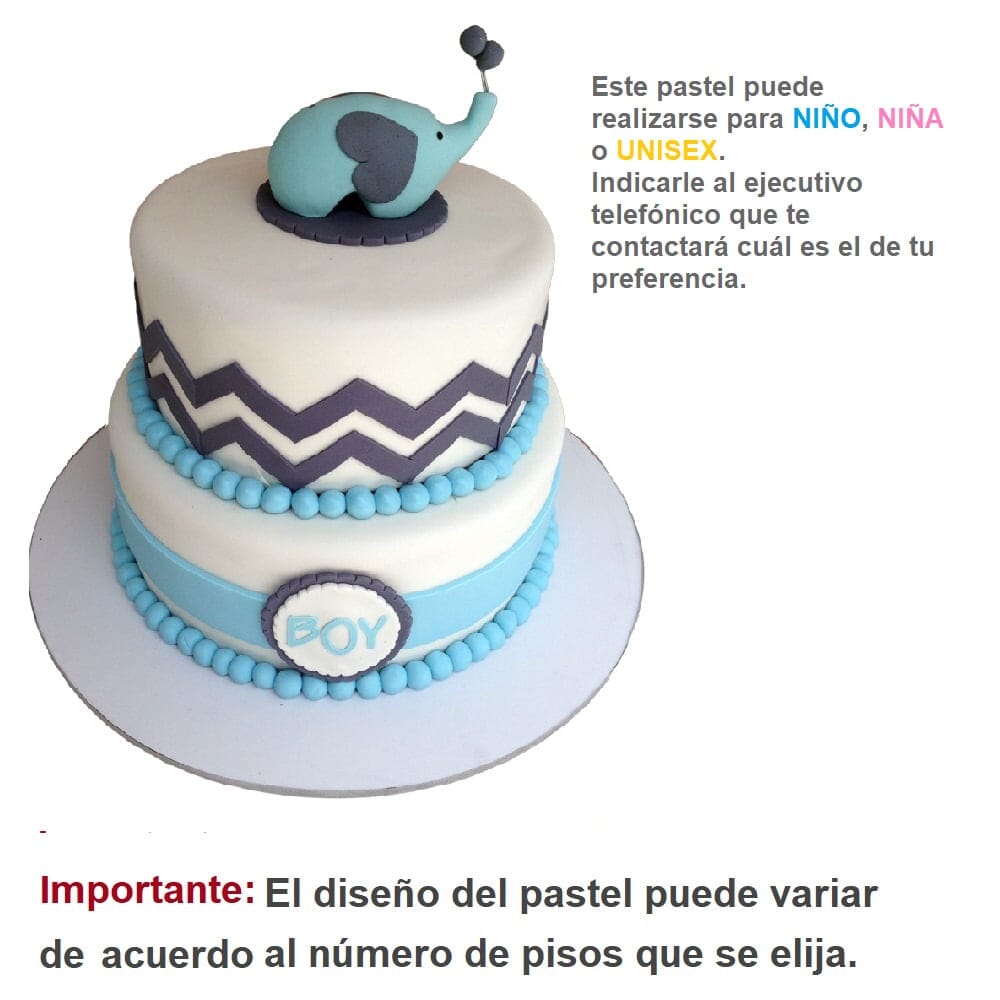 Pastel Baby Shower Elefantito | Party City