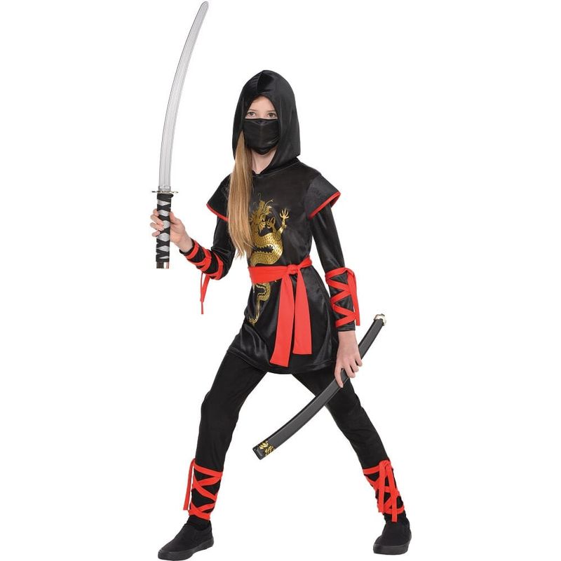 invadir lanzadera Abreviar Disfraz Ninja Dragón para Niña | Disfraces | PartyCity