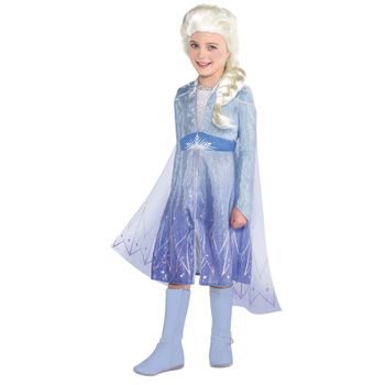 Disfraz de Elsa Azul Frozen 2 para Niña
