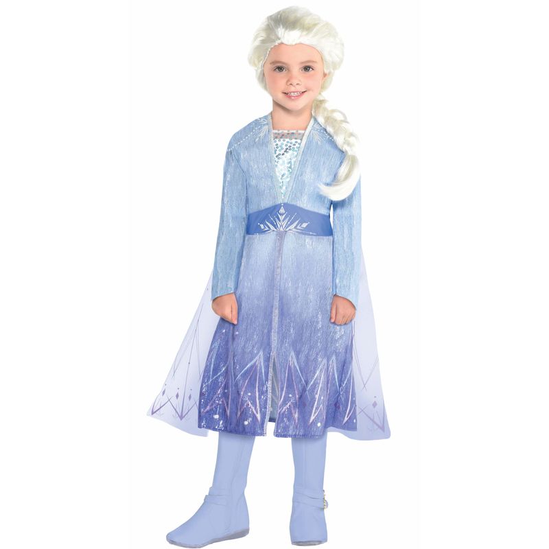 Disfraz de Elsa Azul Frozen 2 para Ni a Disfraces PartyCity