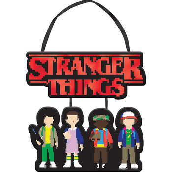 Letrero Decorativo "Stranger Things" Pixel 6 pulgadas