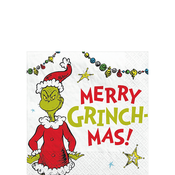 Servilletas Navideñas "Merry Grinch-Mas"