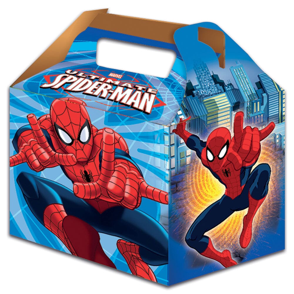 Caja P/Dulces Spiderman 6Pcs | Cumpleaños | PartyCity