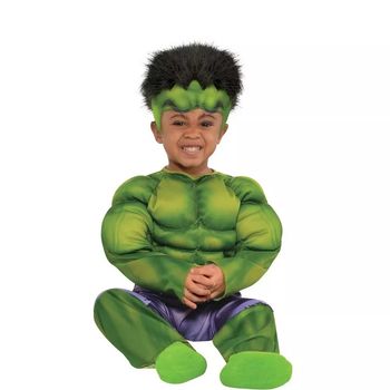 Disfraz Hulk Musculoso para Bebé